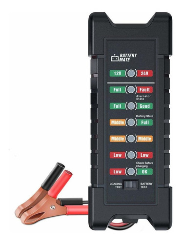 Probador De Batería De Coche Digital 410 Obdmonster Negro