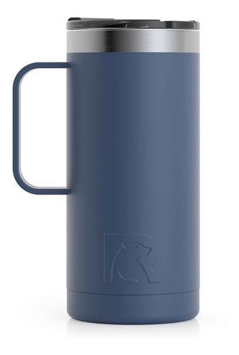Imagen 2 de 9 de Taza Termica De Viaje Rtic, Freedom Blue Matte, 16oz Pc