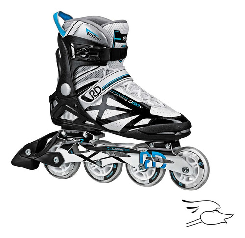 Patines Roller Derby Aerio Q80x Black-white-blue