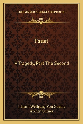 Libro Faust: A Tragedy, Part The Second - Von Goethe, Joh...