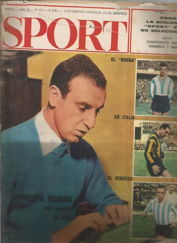 Revista / Sport / Nº 21 / Año 1966 / Humberto Maschio