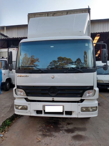 Imagem 12 de 14 de Mb Atego 1518 6x2 Com Baú 8,50 Mt