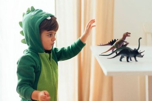 Imagen 9 de 9 de Set De 5 Dinosaurios Con Luces Y Sonido Kid Galaxy