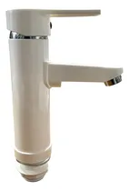 Comprar Canilla Grifería Monocomando Recta Tubo Lavatorio Baño Plast Color Blanco
