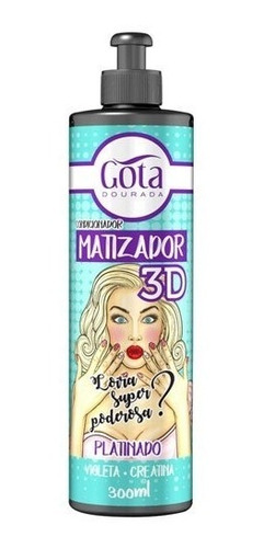 Matizador Platinado Gota 3d 300ml