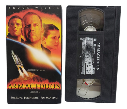 Armageddon Pelicula Vhs 1998 Ingles Bruce Willis Liv Tyler  