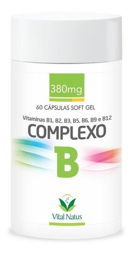 Complexo B (500mg) 60 Caps. - Vital Natus