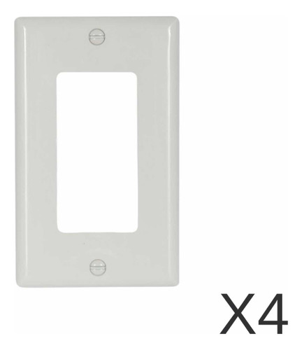 Placa De Pared Color Blanco C/ Tornillos Cooper Eaton Aspire