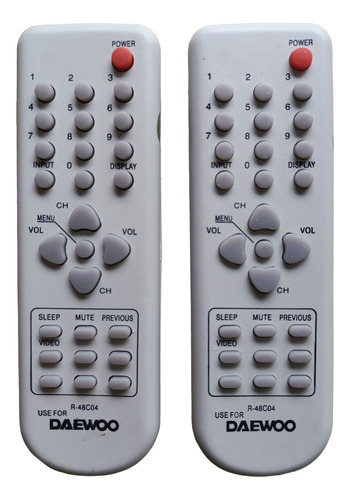 Control Remoto Tv Daewoo Modelo R-48c04
