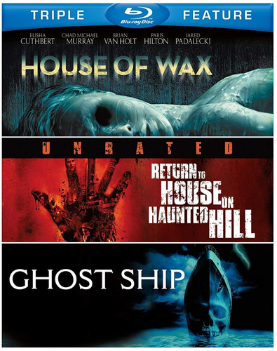 Blu-ray House Of Wax + Ghost Ship + Return To Haunted Hill