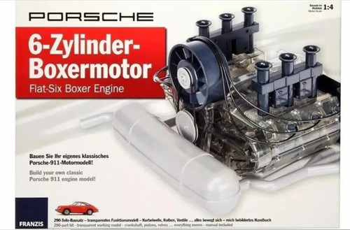 Motor Porsche 911 Boxer Miniatura Escala 1:4 Franzis