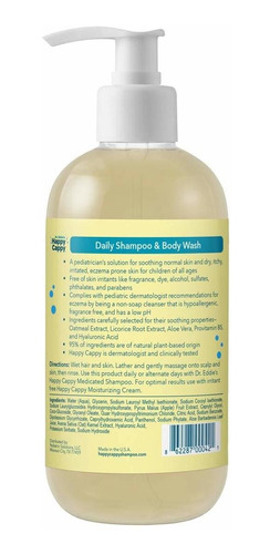 Del Dr. Eddie Feliz Cappy Daily Champú Y Gel De Baño Para Ni