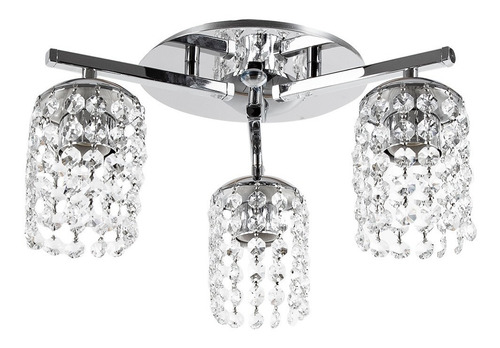 Imagen 10 de 10 de Aplique 1 Luz Lyon Cromo Base Acero Inoxidable Apto Led