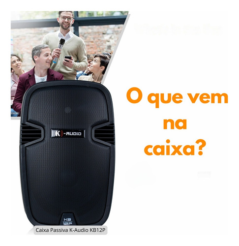Caixa Passiva 12 K-audio Kb12p 250w Rms Profissional