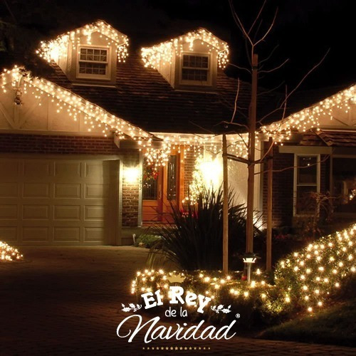 Serie Navideña Cascada 500 Leds 10 Metros Exterior Navidad