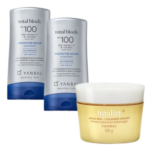 Paquete Bloqueador Total Block Spf 100 - g a $1615