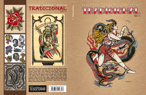 Libro Tattoo Tradicional Vol 5 Tatuajes Tatuar 