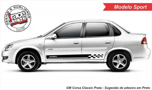 Kit Faixa Lateral Corsa Classic Sport Gm Chevrolet