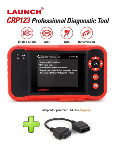 Imagen 4 de 6 de Escaner Launch X431 Profesional Crp123 Motor, Transmi, Abs