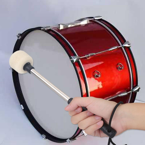 Drum Mallet Wool Felt Timbales Sticks Instrumento De Pe...