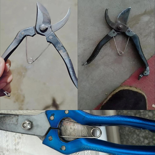4 Piezas De Tijeras De Acero Inoxidable Pequeño Resorte De T