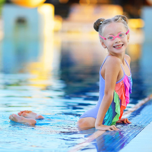 Ruigao Gafas De Natación Para Niños De 4 A 7 Años, Gafas Par
