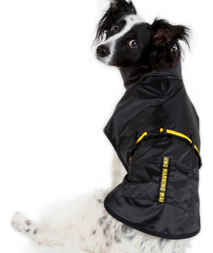 Piloto Tipo Capa Impermeable Perro. Cuadros. Lluvia. Grandes