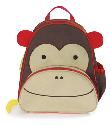 Mochila Infantil Zoo Macaco Skip Hop Cor Marrom