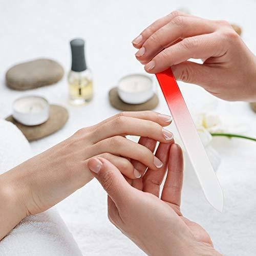 Imagen 6 de 7 de 24 Piezas De Limas De Uñas Limas De Vidrio Para Uñas Lima