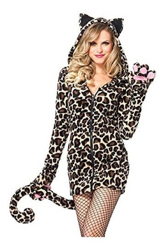 Disfraz Talla X-large Para Mujer De Leopardo Sexy Halloween