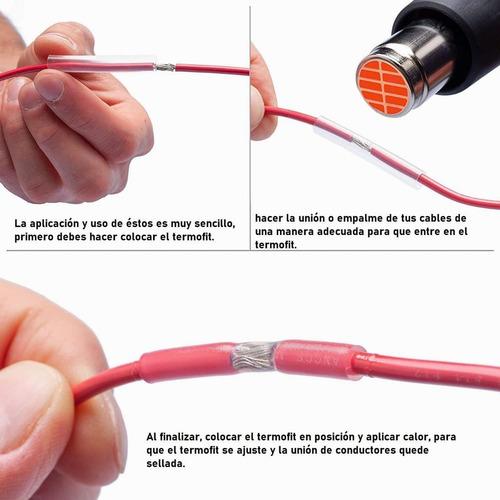 Imagen 5 de 6 de Tubo Termorretráctil Surtido Variado De Tubo De Pe/eva