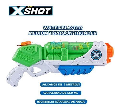 Imagen 3 de 7 de Pistola De Agua Grande Thunder Lanzador Zuru Pileta Bestway