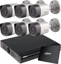 Comprar Kit Seguridad Dahua Dvr 8 Ch + 6 Cámaras 2mp + Ssd 1tb