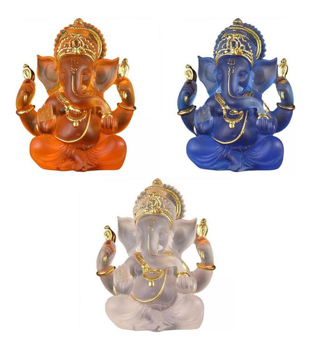 3 Estatuas De Ganesha De La India Fengshui Lord Ganesh