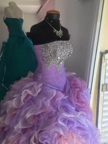 Vestido Xv Años Lila Rosa Pastel Con Cristales en venta en Veracruz Veracruz  por sólo $ 4,  Mexico