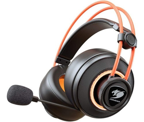 Auriculares gamer Cougar Immersa Pro Prix con luz LED