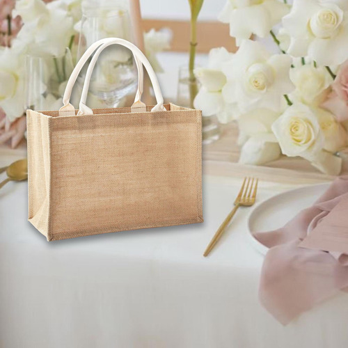 Bolsa De Arpillera, Bolsas De Regalo, 36cmx32cmx19cm Marrón