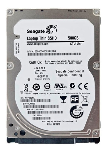 Disco Duro Slim Portátil 500gb Seagate O Hgst 5400rpm Pull