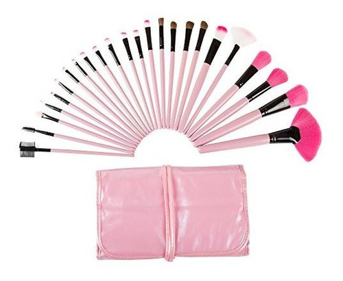 Set De Pinceles De Maquillaje Profesional De 24 Piezas- Incl