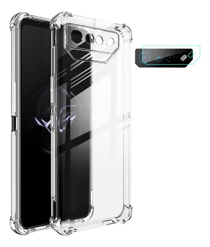 Capa P/ Rog Phone 7 Ultimate 6.78 Impacto + Pelicula Camera