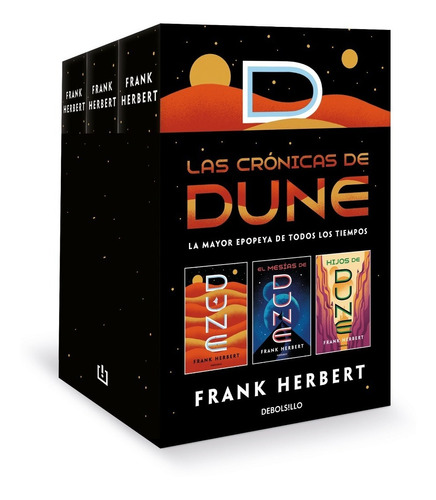 Imagen 1 de 6 de Trilogía Las Crónicas De Dune (3 Libros) - Frank Herbert