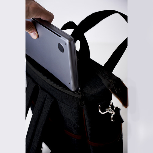 Mochilas Termero Matera Viedma Total Black Rowa Color Negro