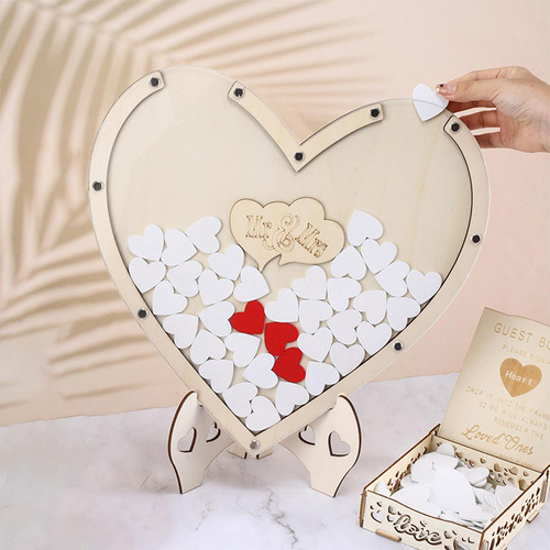 Libro De Visitas De Boda En 3d De Madera Decoraciones