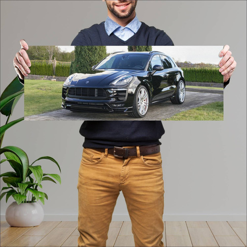 Cuadro 30x80cm Auto 2015 Porsche Macan S By Hama 950