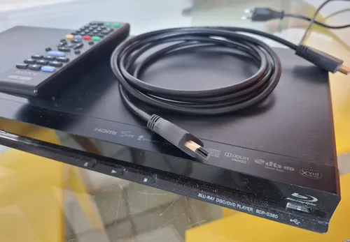 sony bdp-s380 リモコン,ケーブル付き Blu Ray Player Sony Mod Bdp S380 Controle Remoto + Hdmi