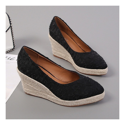 Zapatos De Cuña Tacón Alto For Mujer Elegantes De Fiesta