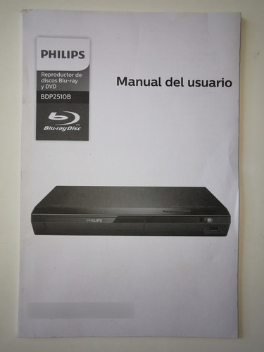 Blu Ray Dvd Player Philips Bdp2510b - Semi Novo E Funciona! Preto