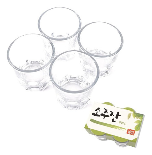 Juego Vasos Chupito Coreanos Soju Tambien Para Whisky Tequil