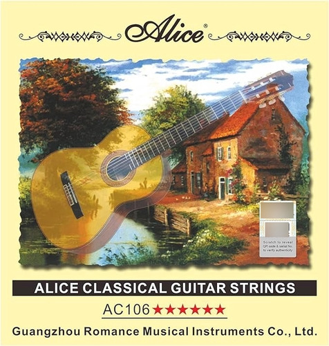 Cuerdas Alice Para Guitarra Clásica 