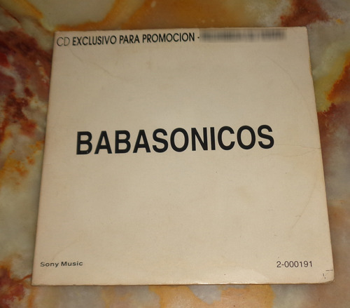 Babasonicos - Single / Dopadromo - Cd Single Promo